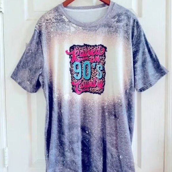 90s Country Music Extra Long Tee - Picture 1 of 4